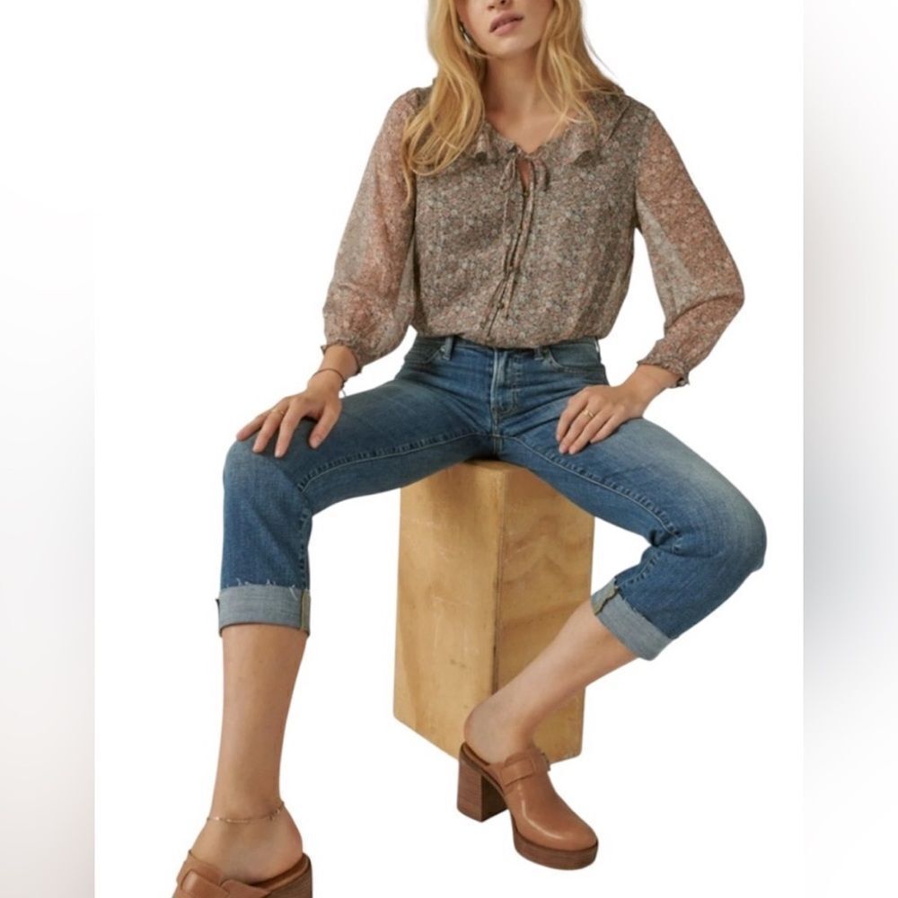 Lucky Brand Sweet Crop Women's Blue Jeans - 12/31